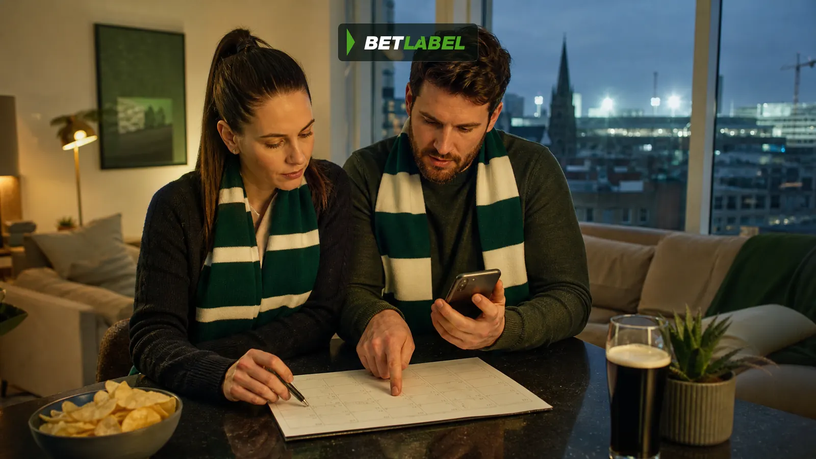A weekly calendar represents the BetLabel Ireland bonus schedule